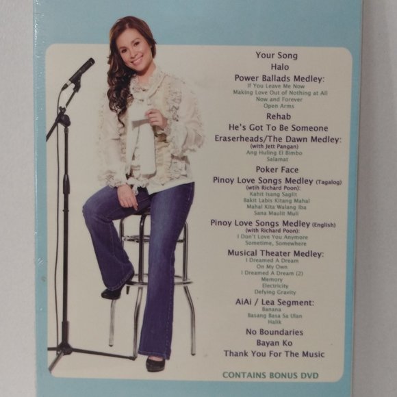 Lea Salonga Your Songs CD and DVD, Philippines - Picture 3 of 8